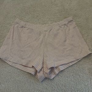 Pink stripped brandy shorts